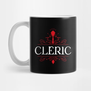 Cleric Game Night Uniform Tabletop RPG Character Classes Series Mug